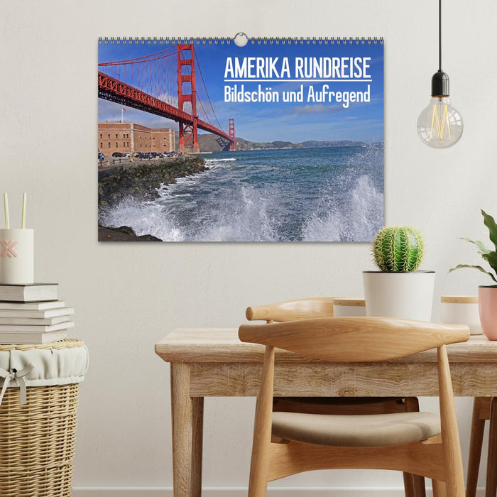 AMERIKA RUNDREISE Bildschön und Aufregend. Entdecke den Südwesten der USA (CALVENDO Wandkalender 2026)