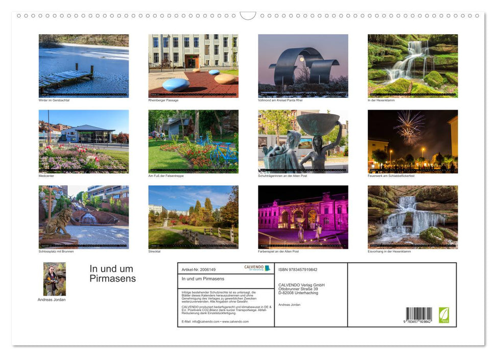 In und um Pirmasens (CALVENDO Wandkalender 2026)