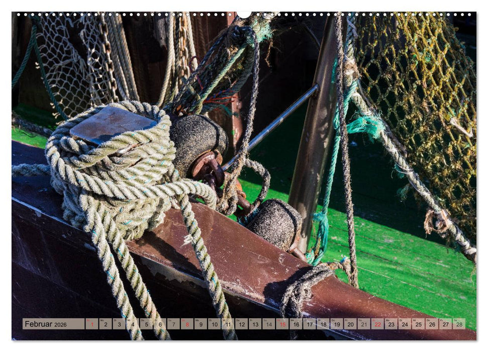 Norddeich Spaziergang vom Hafen bis zum Strand (CALVENDO Wandkalender 2026)