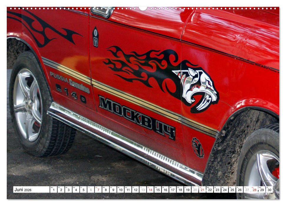 MOSKWITSCH - Auto-Legende der UdSSR (CALVENDO Wandkalender 2026)