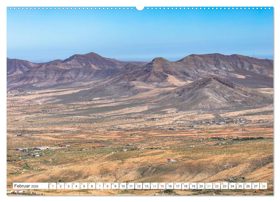 Fuerteventura - Wüstenzauber und Meeresrauschen (CALVENDO Wandkalender 2026)