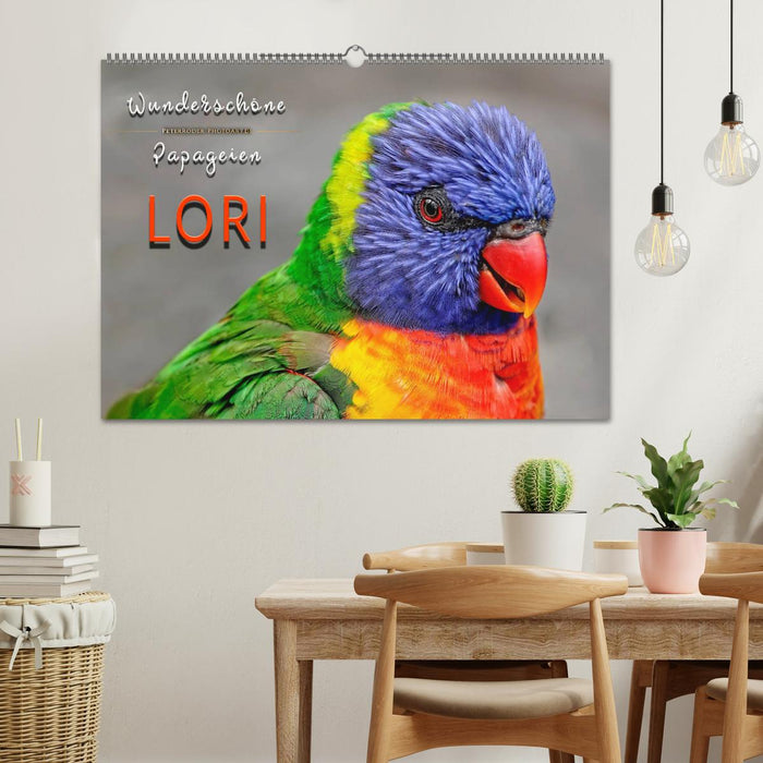 Wunderschöne Papageien - Lori (CALVENDO Wandkalender 2026)