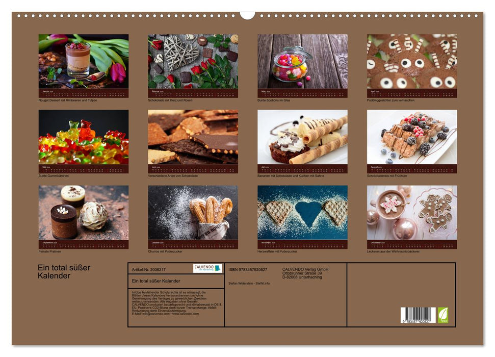 Ein total süßer Kalender (CALVENDO Wandkalender 2026)