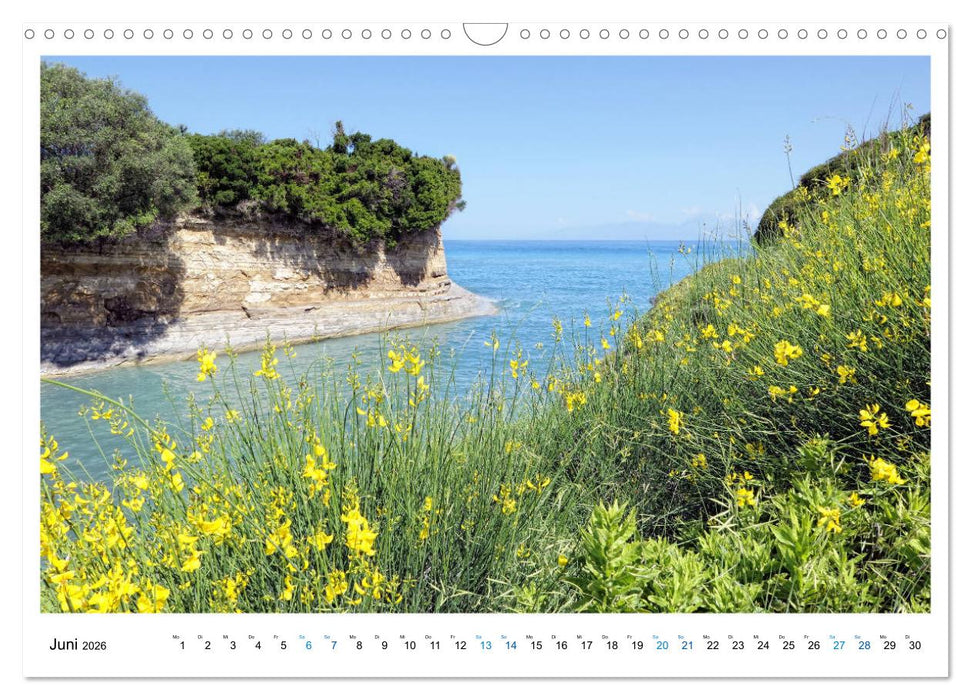 Korfu - Perle an der Adria. Natur, Kultur und Canal D'Amour (CALVENDO Wandkalender 2026)