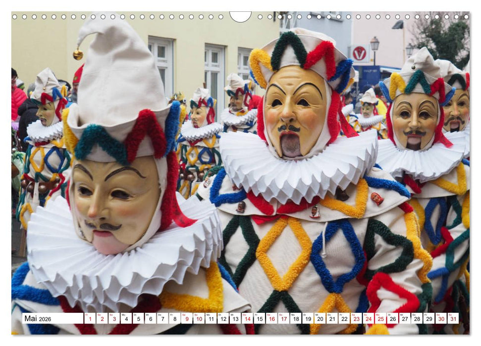 Fasnet in Oberschwaben und auf der Alb (CALVENDO Wandkalender 2026)