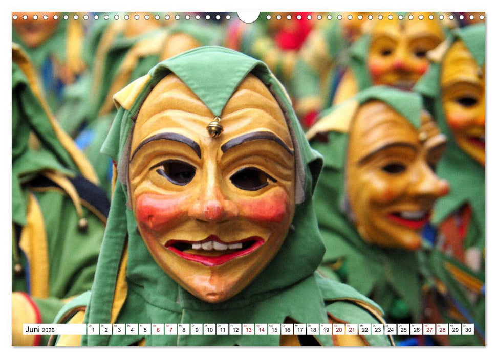 Fasnet in Oberschwaben und auf der Alb (CALVENDO Wandkalender 2026)