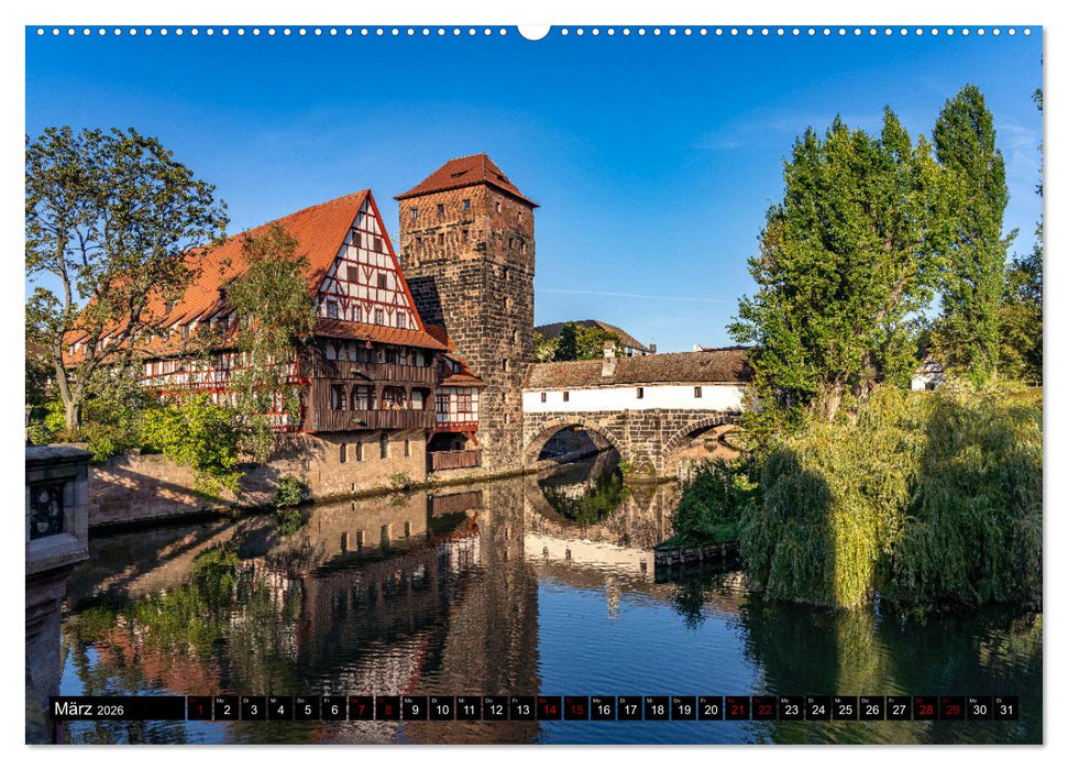 Wunderbares Nürnberg (CALVENDO Wandkalender 2026)
