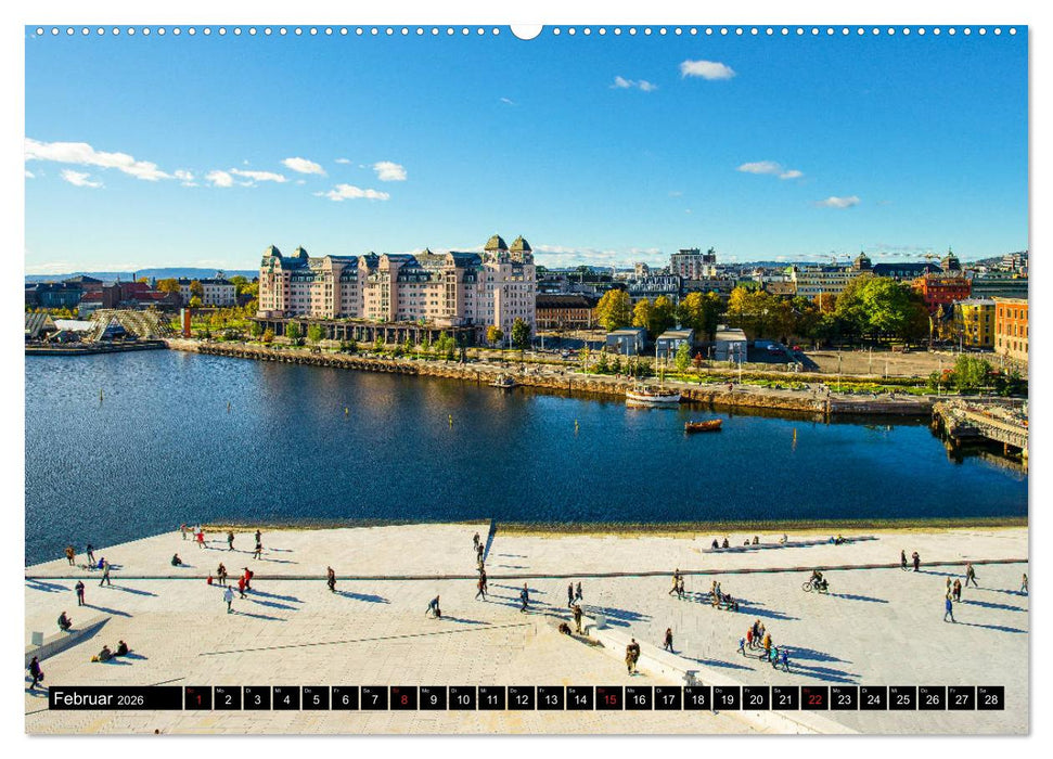 Oslo Impressionen (CALVENDO Wandkalender 2026)