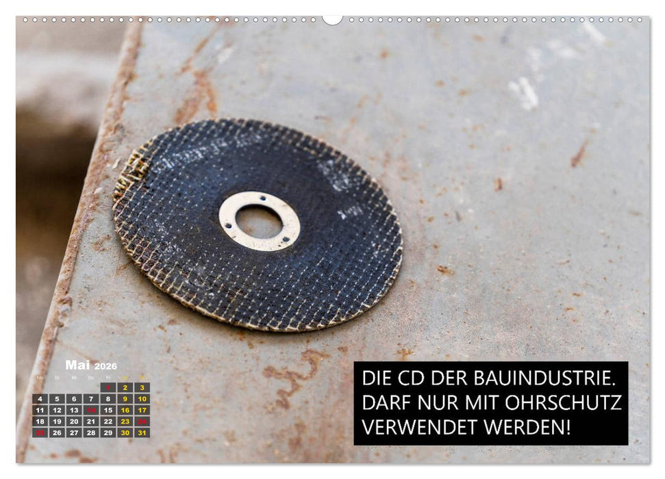 Humor in der Bauindustrie (CALVENDO Wandkalender 2026)