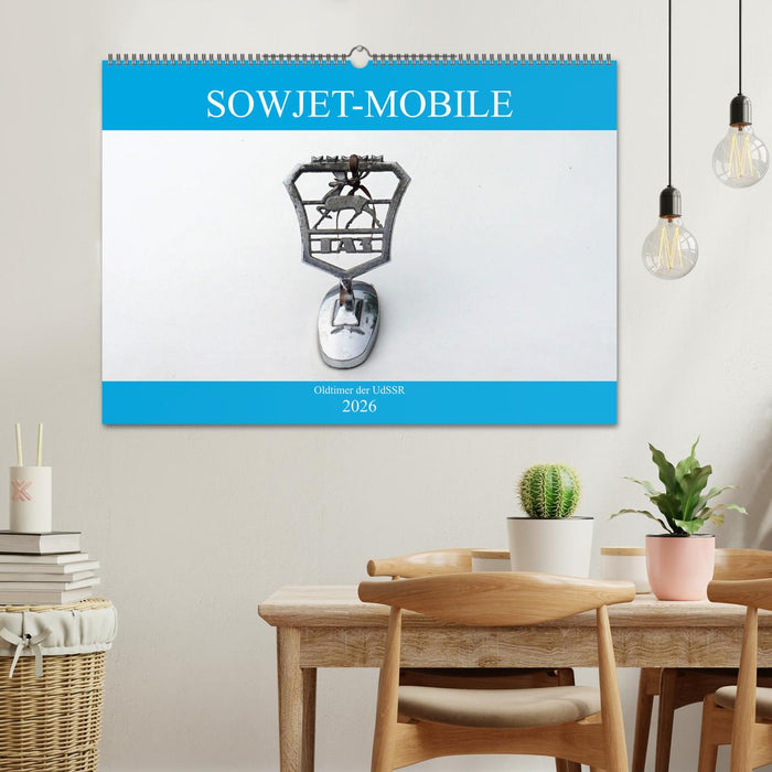 Sowjet-Mobile - Oldtimer der UdSSR (CALVENDO Wandkalender 2026)