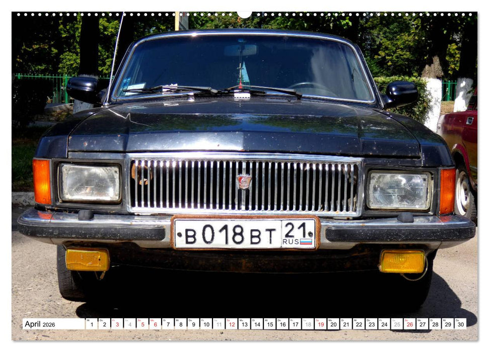 Sowjet-Mobile - Oldtimer der UdSSR (CALVENDO Wandkalender 2026)