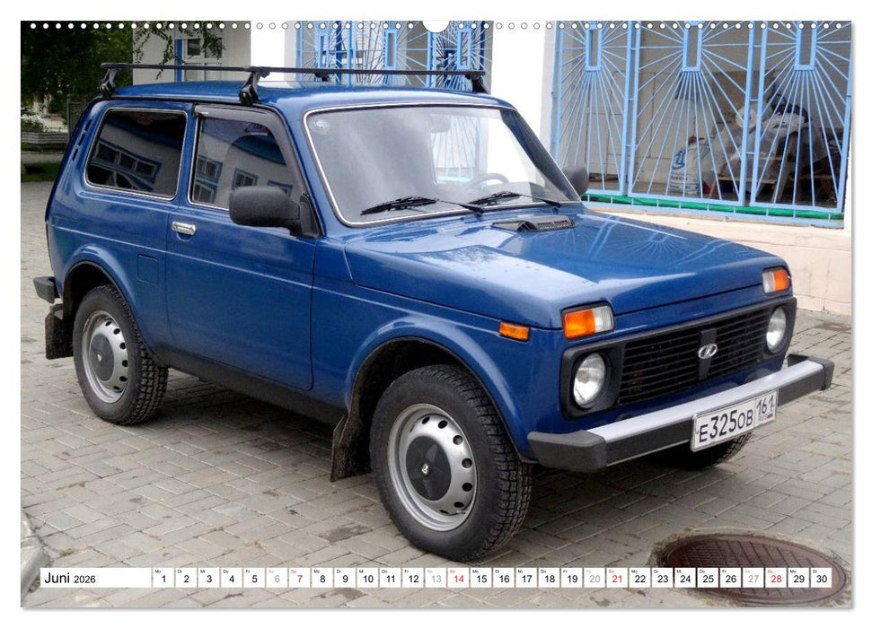 Sowjet-Mobile - Oldtimer der UdSSR (CALVENDO Wandkalender 2026)