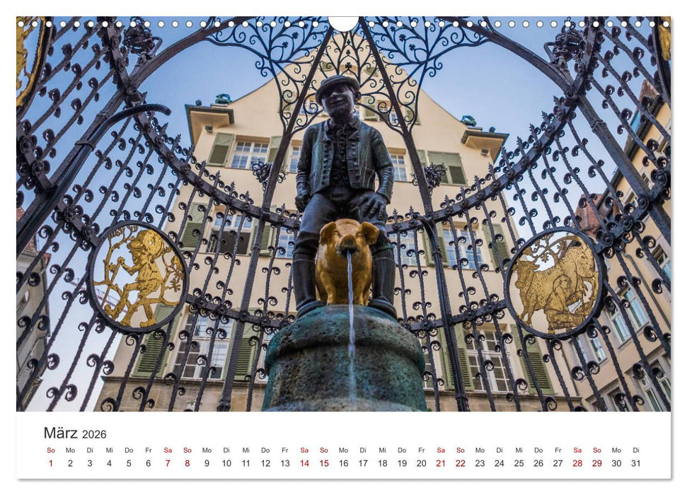 Stadtblick Stuttgart (CALVENDO Wandkalender 2026)