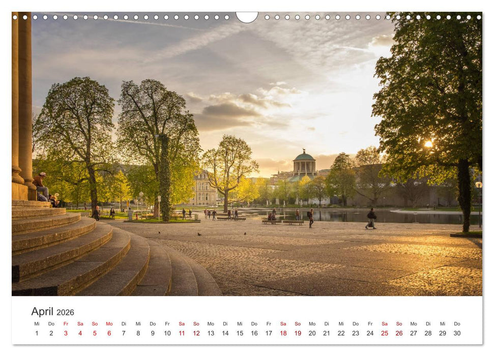Stadtblick Stuttgart (CALVENDO Wandkalender 2026)