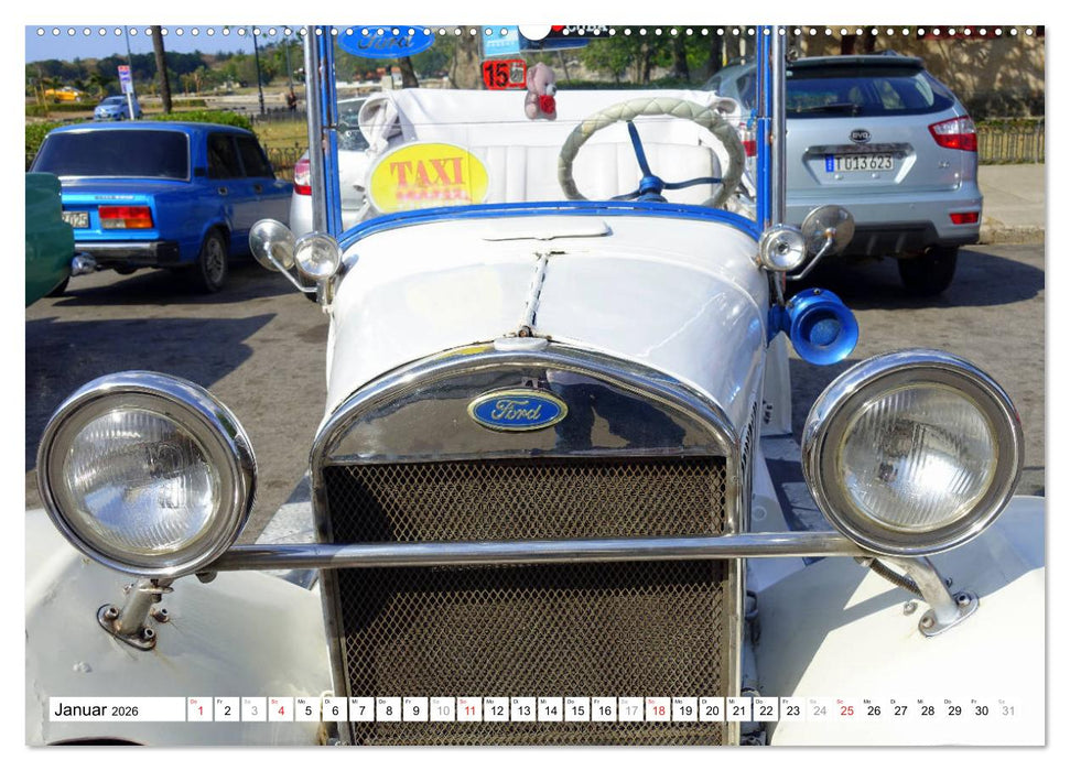 Ford Modell A - Ein rüstiger Neunzigjähriger in Havanna (CALVENDO Wandkalender 2026)