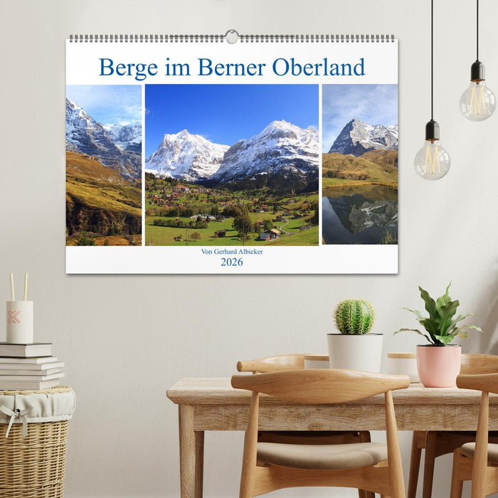 Berge im Berner Oberland (CALVENDO Wandkalender 2026)