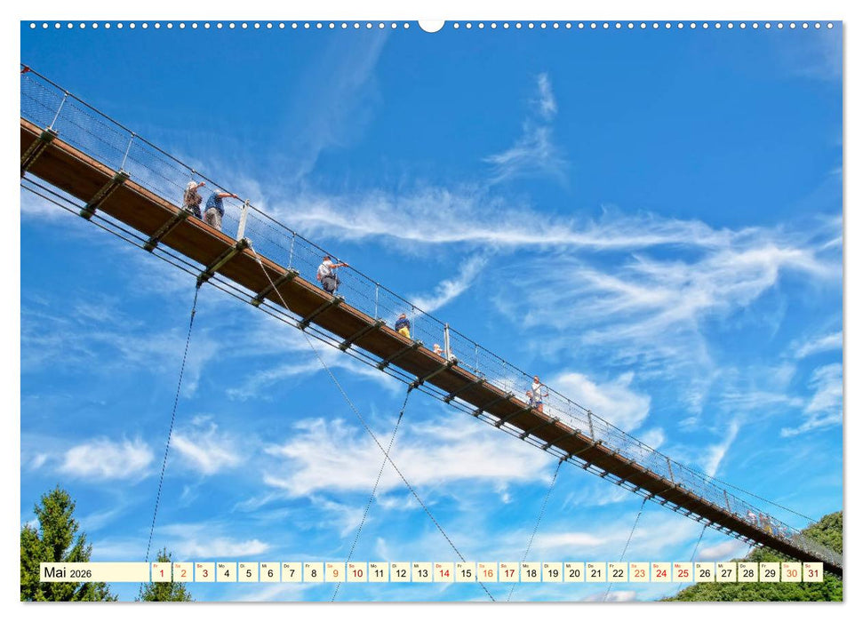Hängebrücken - Nervenkitzel (CALVENDO Wandkalender 2026)