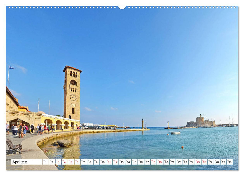 Rhodos - Altstadt mit Charme und Zauber (CALVENDO Wandkalender 2026)