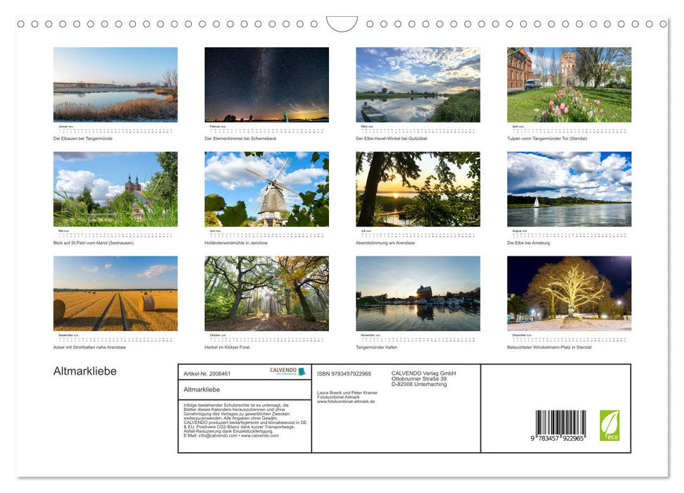 Altmarkliebe (CALVENDO Wandkalender 2026)