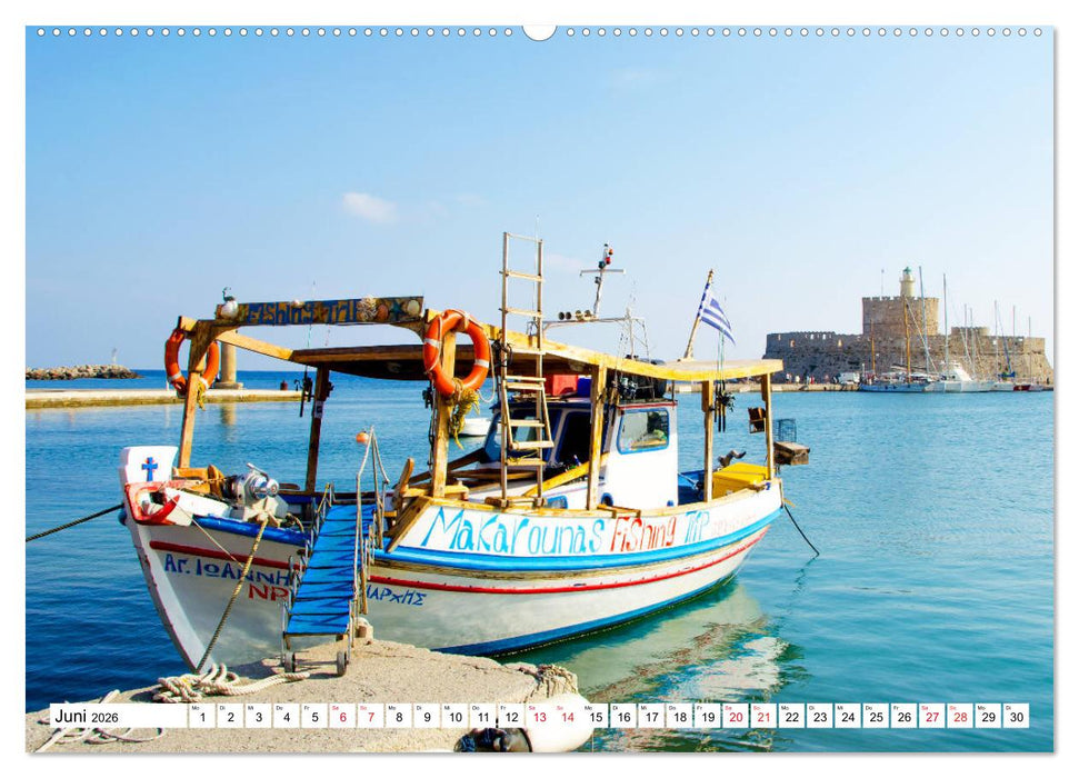 Rhodos - Altstadt mit Charme und Zauber (CALVENDO Premium Wandkalender 2026)