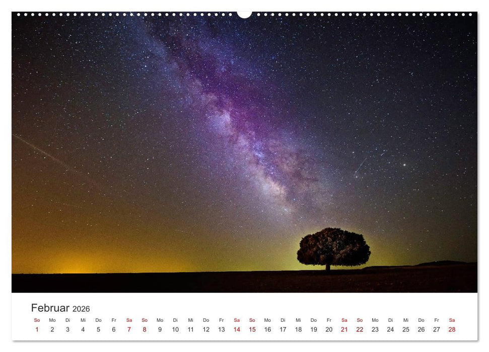 Nachthimmel - Unfassbare Fotografien der Sterne. (CALVENDO Wandkalender 2026)