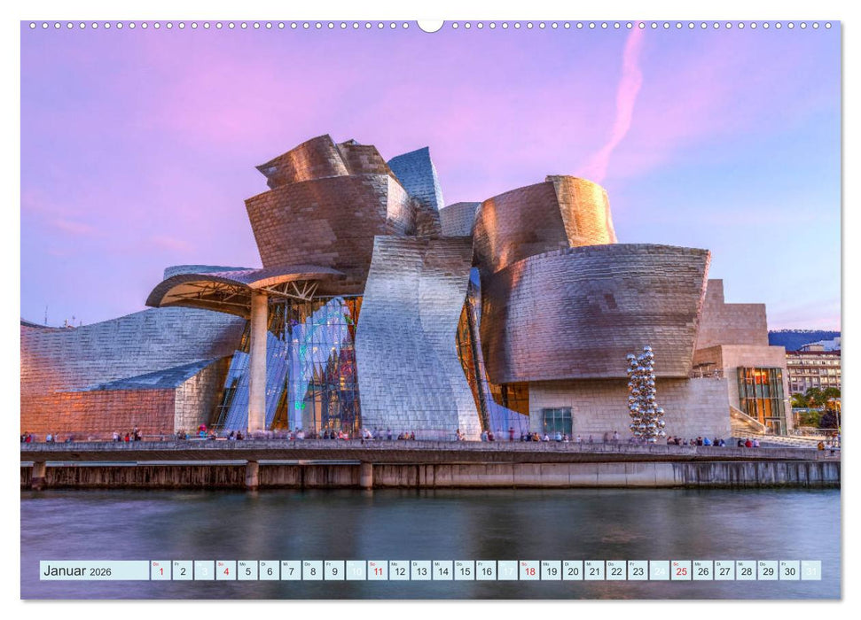 Nordspanien, wilde Atlantikküste und hohe Berge (CALVENDO Wandkalender 2026)