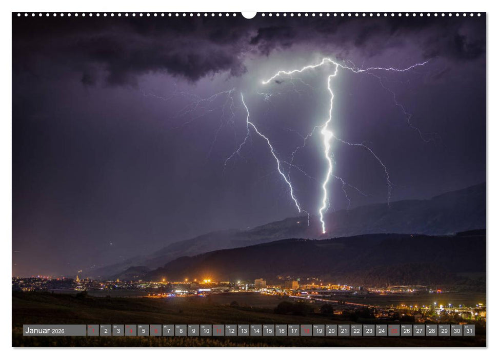 Blitz & Donner (CALVENDO Wandkalender 2026)