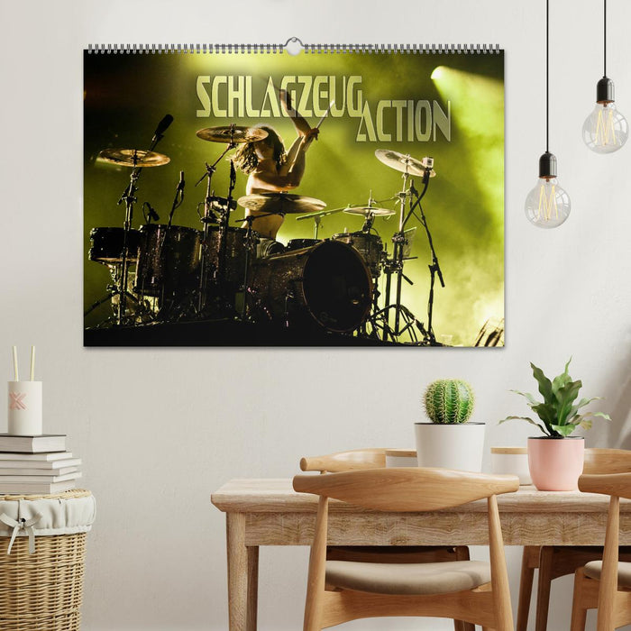 Schlagzeug Action (CALVENDO Wandkalender 2026)