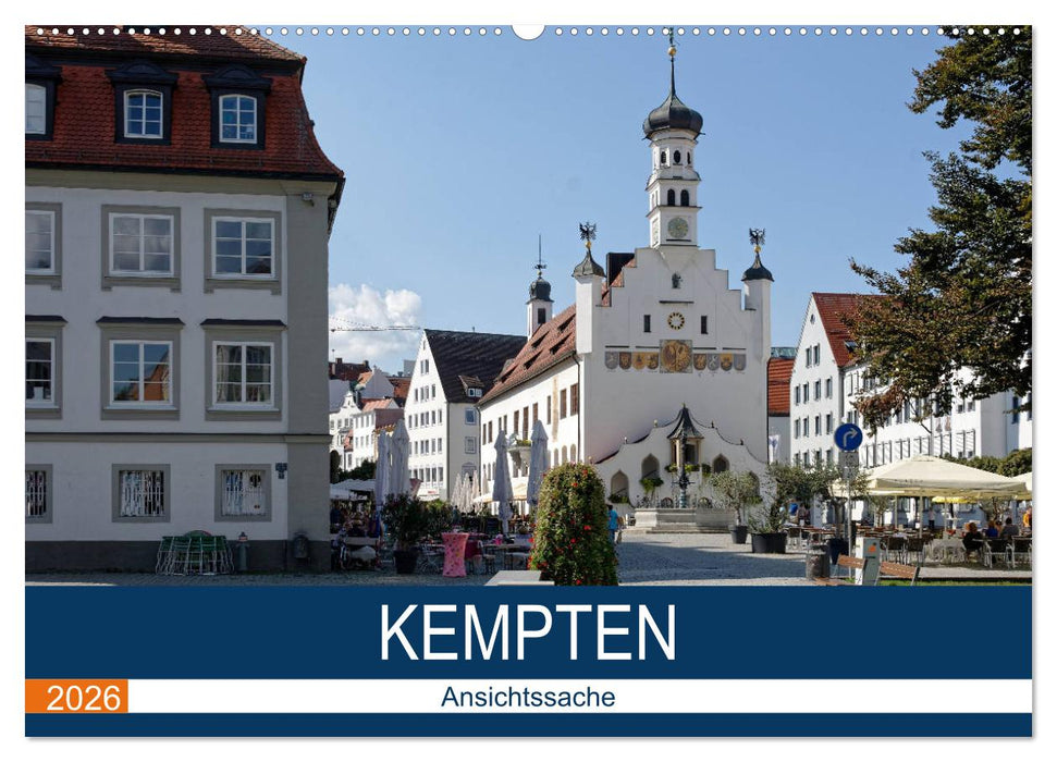 Kempten - Ansichtssache (CALVENDO Wandkalender 2026)