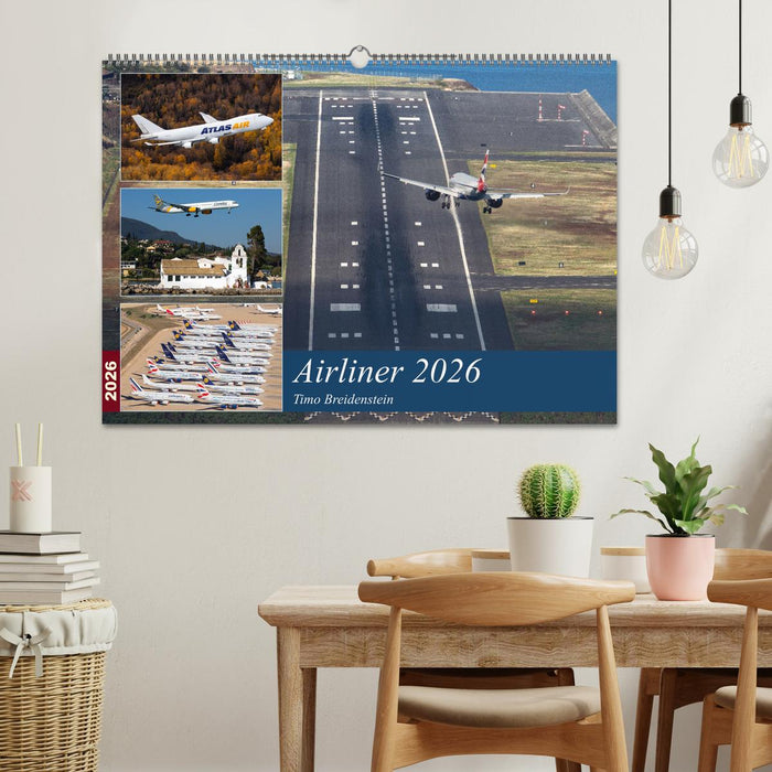 Airliner 2026 (CALVENDO Wandkalender 2026)