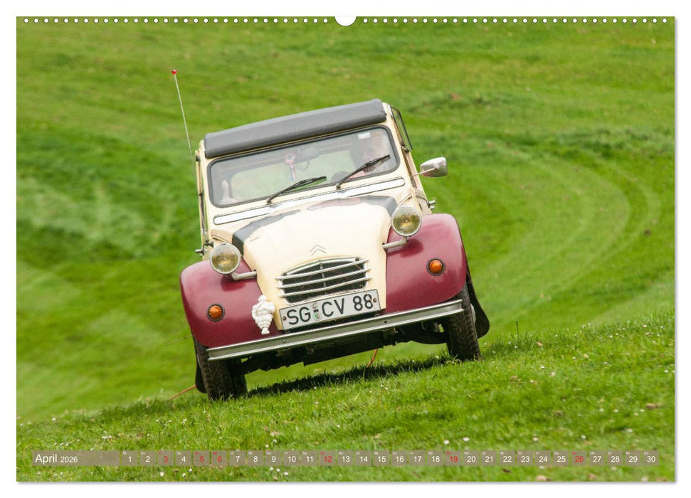 Die Ente ist sicher - Fahrspaß mit 2 CV Dolly (CALVENDO Wandkalender 2026)
