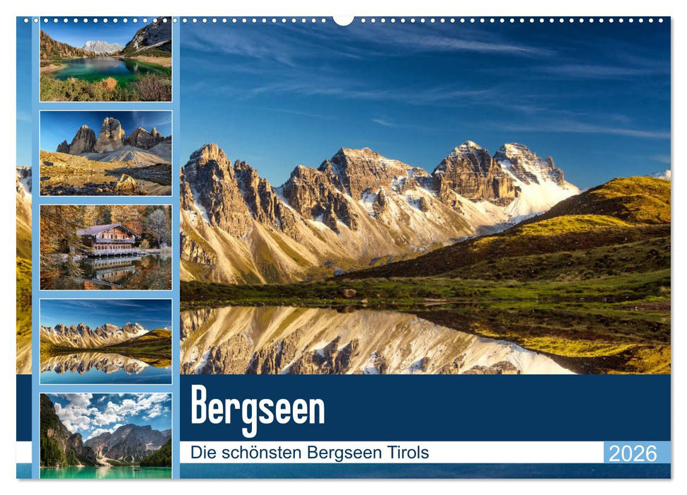 Tiroler Bergseen (CALVENDO Wandkalender 2026)
