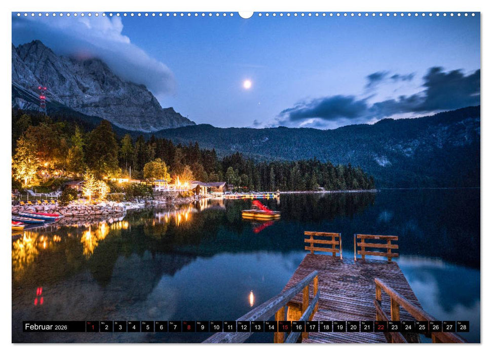 Alpen und Seen (CALVENDO Wandkalender 2026)