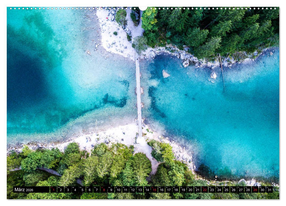 Alpen und Seen (CALVENDO Wandkalender 2026)