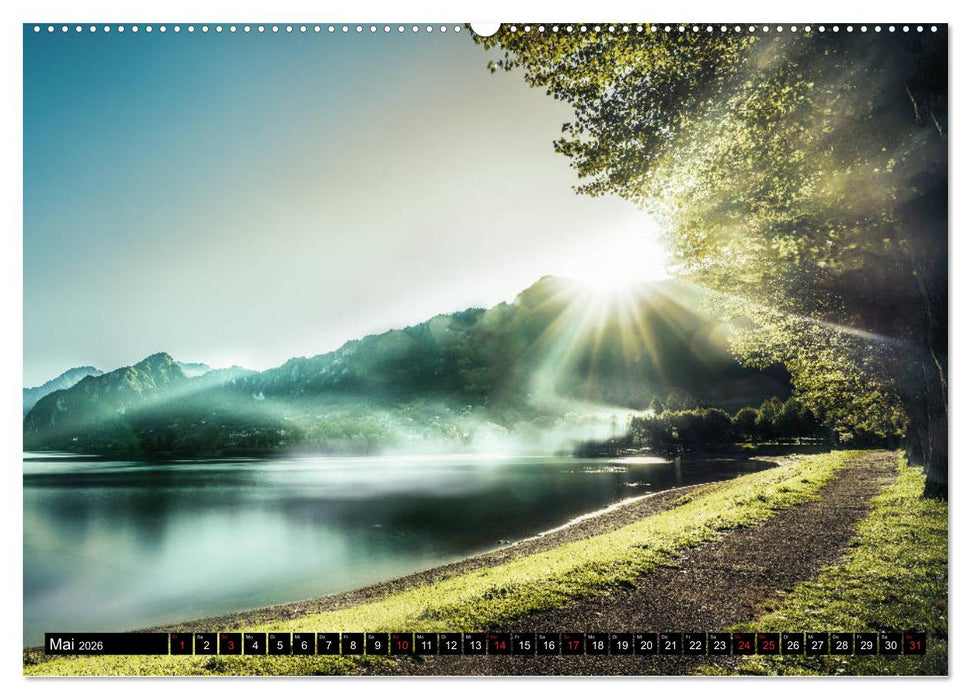 Alpen und Seen (CALVENDO Wandkalender 2026)