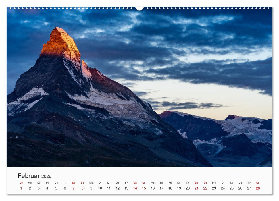 Matterhorn - Wahrzeichen der Schweiz (CALVENDO Wandkalender 2026)