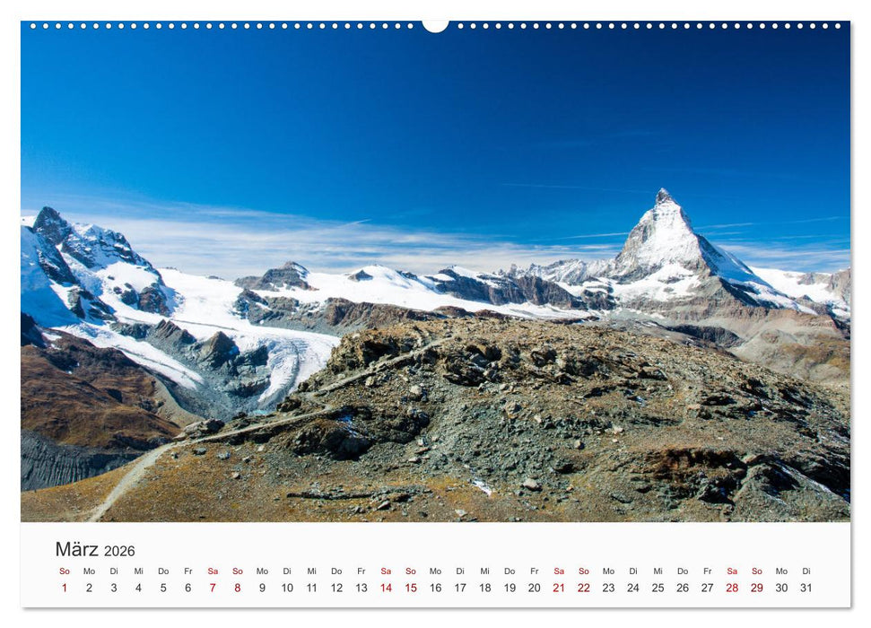 Matterhorn - Wahrzeichen der Schweiz (CALVENDO Wandkalender 2026)
