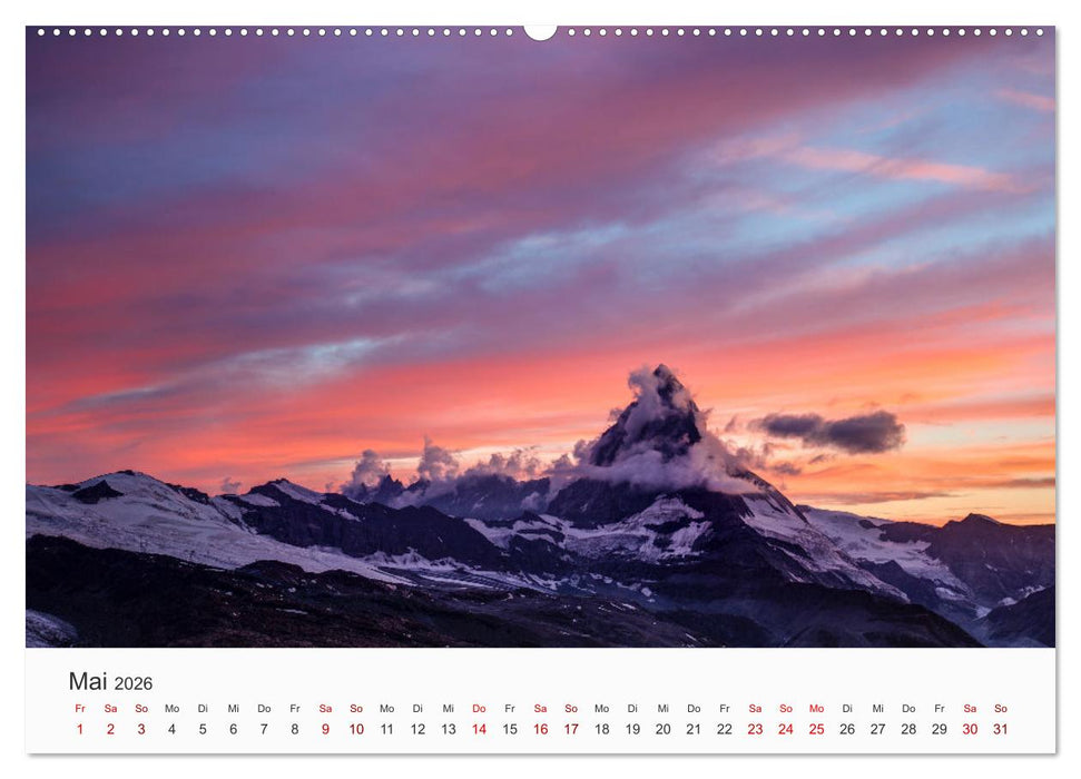 Matterhorn - Wahrzeichen der Schweiz (CALVENDO Wandkalender 2026)