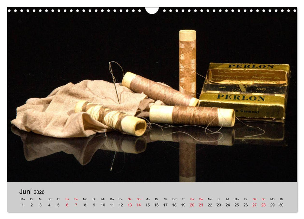 Faden, Nadel, Handarbeit. (CALVENDO Wandkalender 2026)