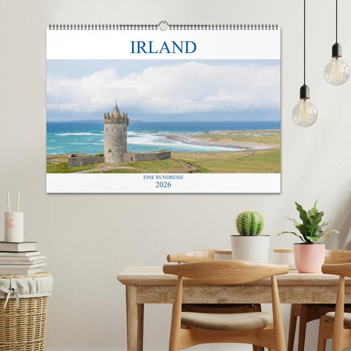 Irland - Eine Rundreise (CALVENDO Wandkalender 2026)