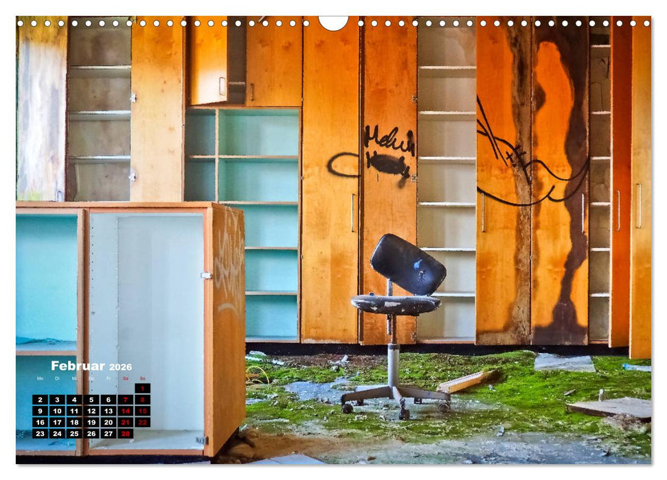 Verlassene Orte - Lost Places (CALVENDO Wandkalender 2026)