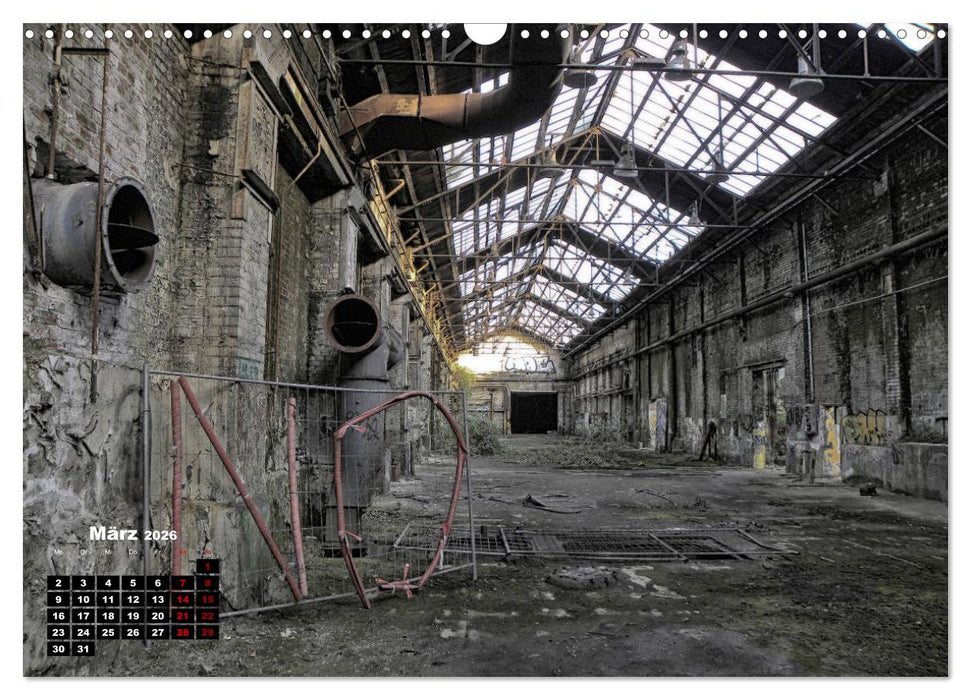 Verlassene Orte - Lost Places (CALVENDO Wandkalender 2026)