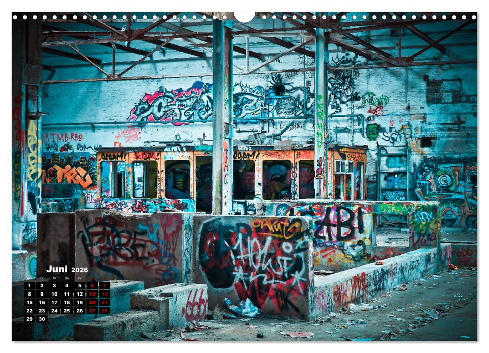 Verlassene Orte - Lost Places (CALVENDO Wandkalender 2026)