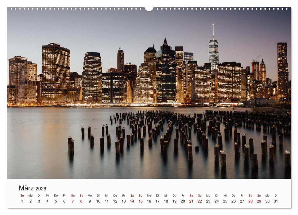 Traumstadt New York (CALVENDO Wandkalender 2026)