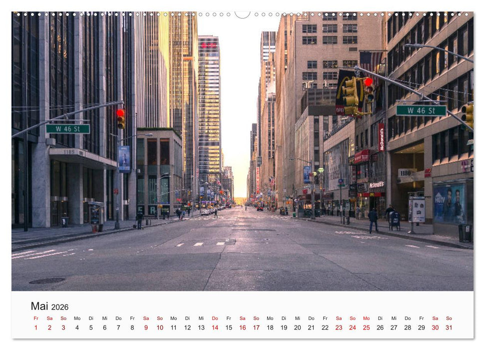 Traumstadt New York (CALVENDO Wandkalender 2026)