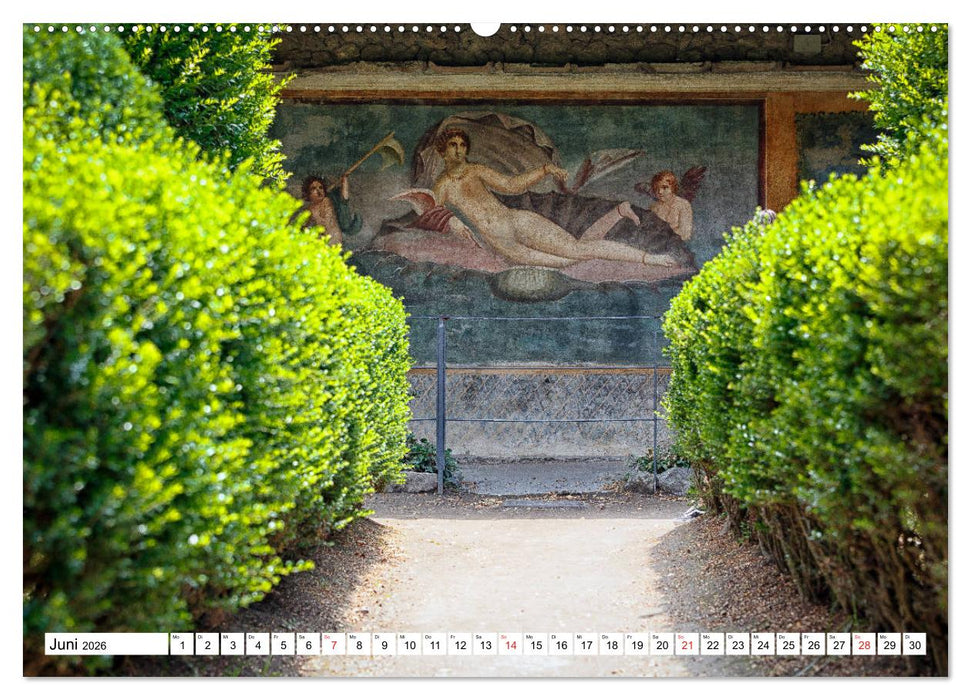 Versteinerte Stadt Pompeji (CALVENDO Wandkalender 2026)
