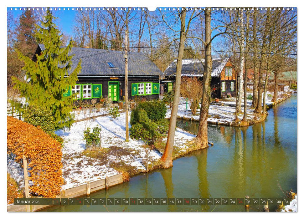 Spreewald - Malerische Kulturlandschaft in Brandenburg (CALVENDO Wandkalender 2026)