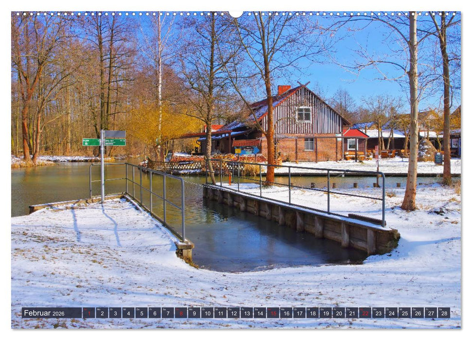 Spreewald - Malerische Kulturlandschaft in Brandenburg (CALVENDO Wandkalender 2026)