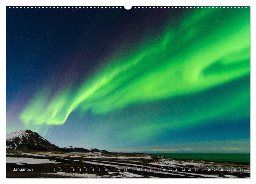 Nordlichter Europas (CALVENDO Wandkalender 2026)
