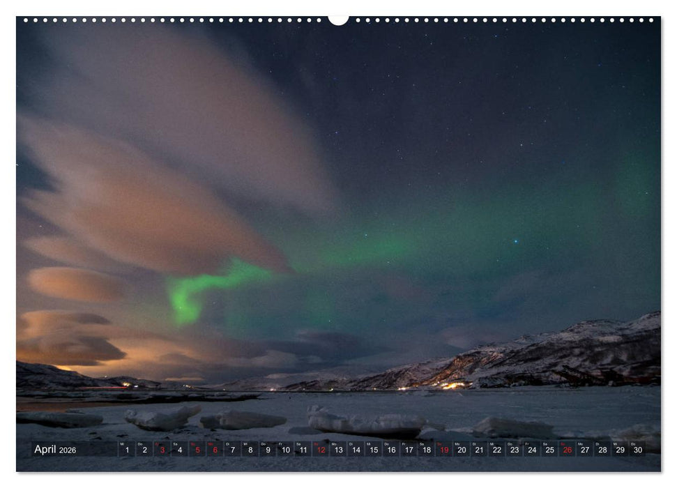 Nordlichter Europas (CALVENDO Wandkalender 2026)